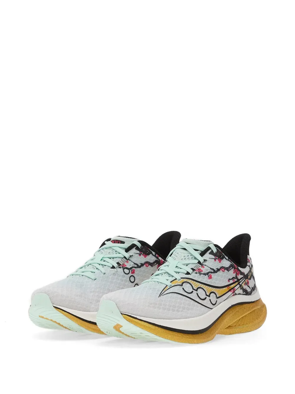 Кроссовки Endorphin Speed 5 с цветочным принтом Saucony, серый — фото 2