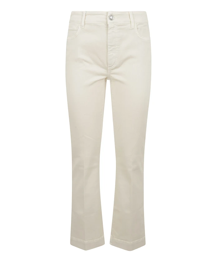 

Расклешенные брюки до щиколотки с низкой посадкой Sportmax, бежевый