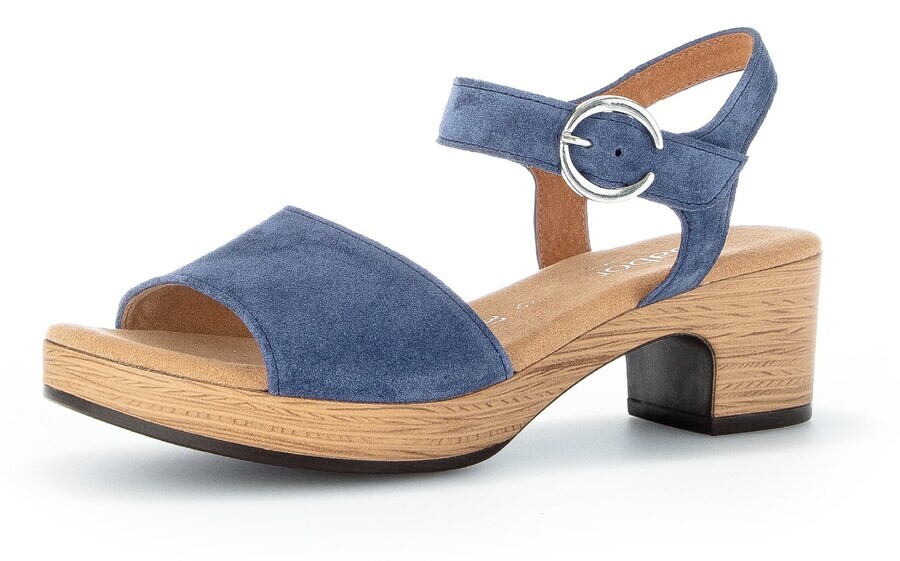 Босоножки на высоком каблуке GABOR Sandals, синий деним
