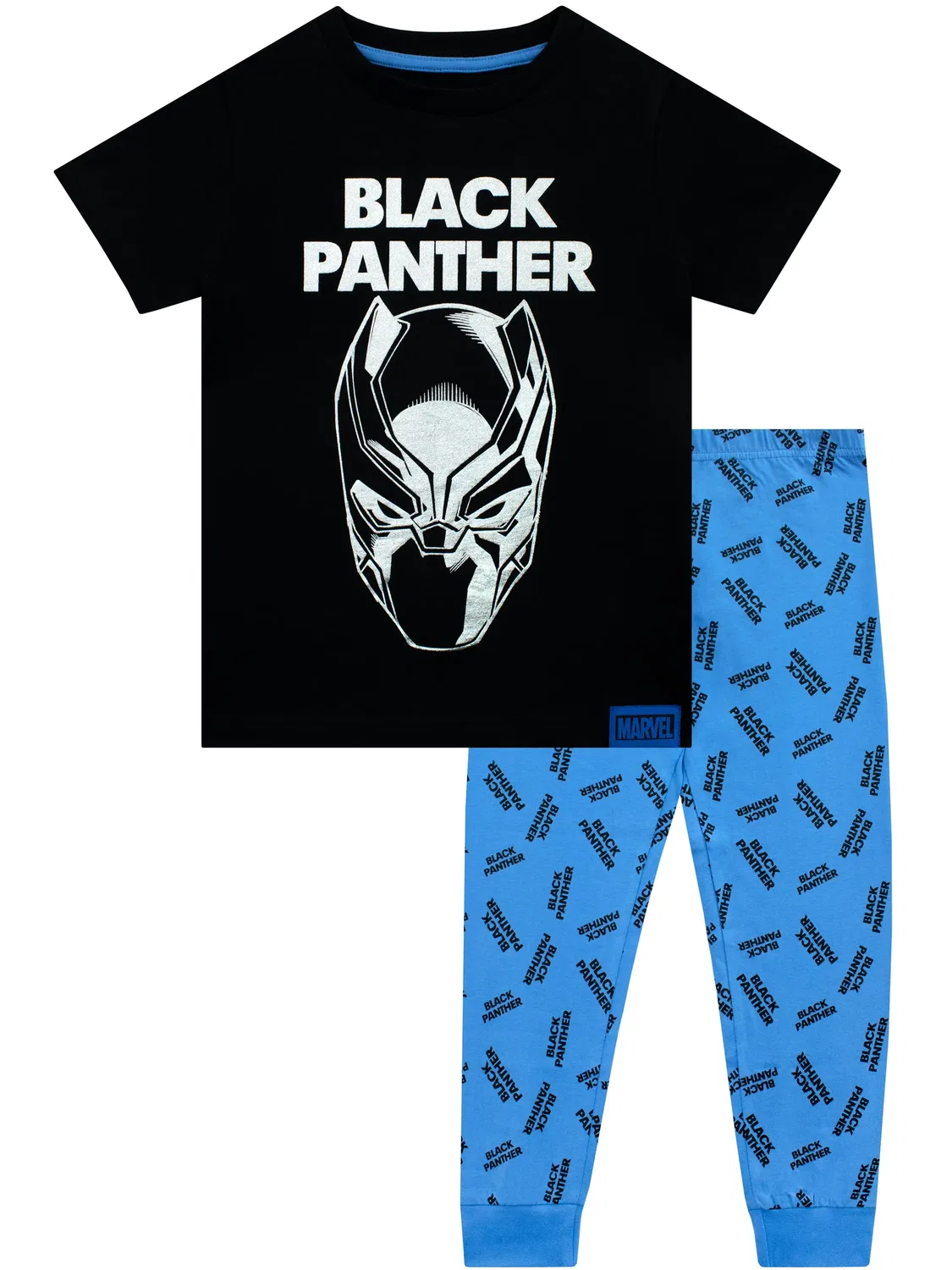 Пижама Boys черный Panther Marvel, черный