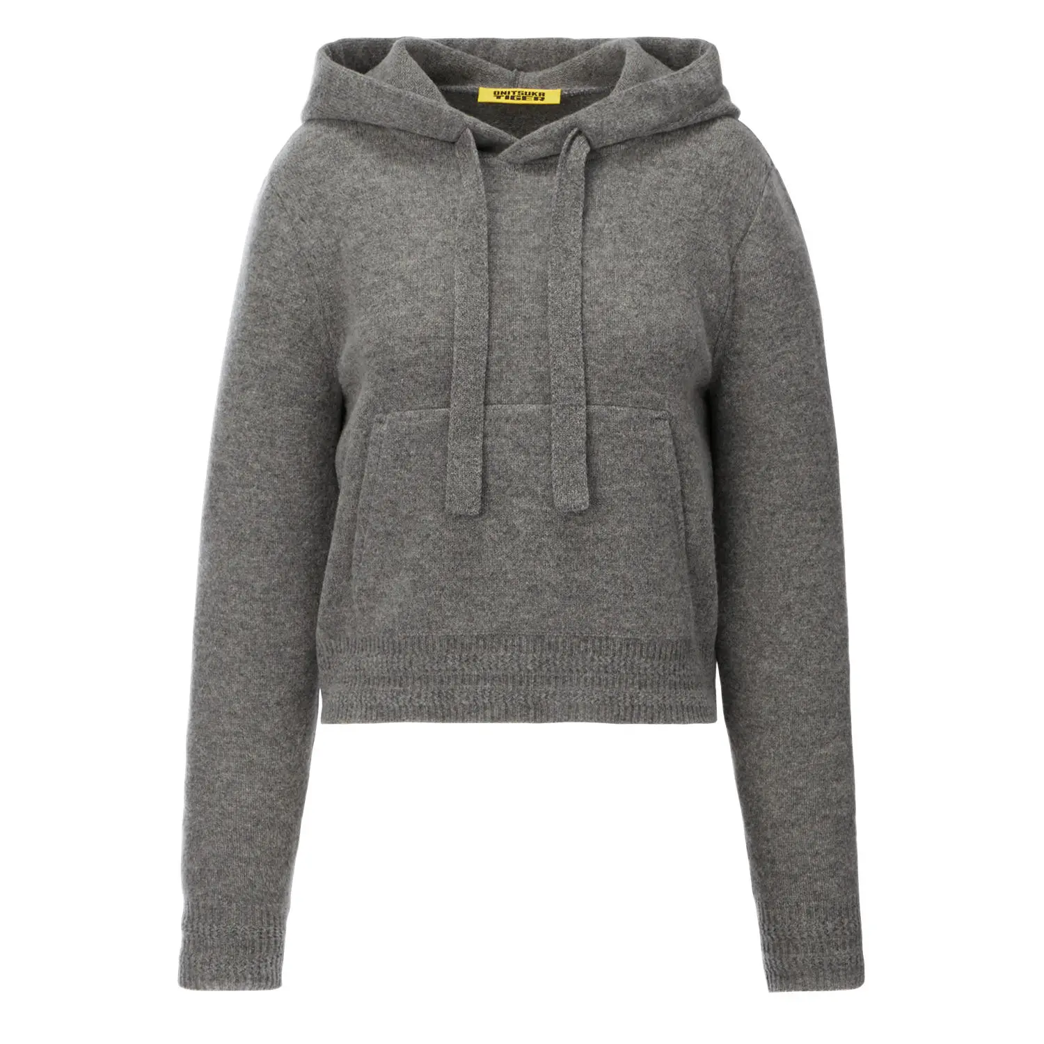 

Толстовка WS KNIT HOODIE Вязаный топ Женская Heather Gray Onitsuka Tiger, серый