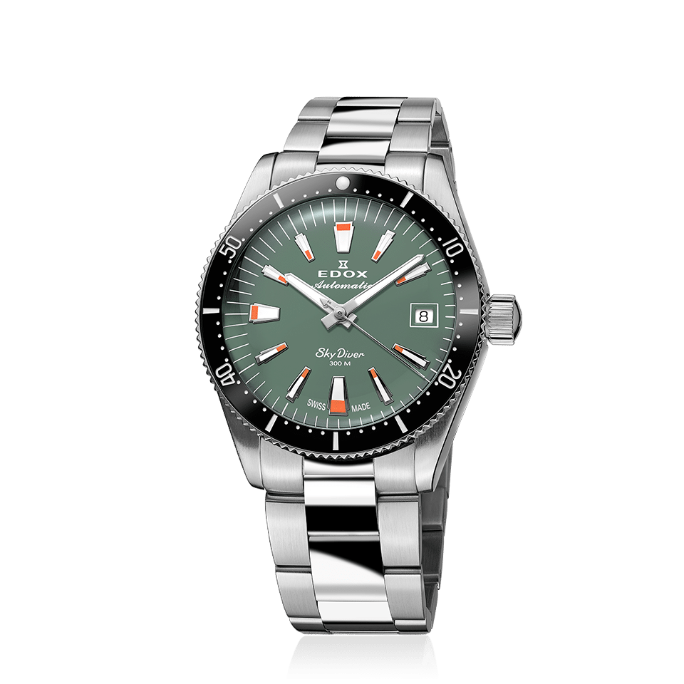 

Edox Унисекс 38 мм Автоматические часы, серебряный