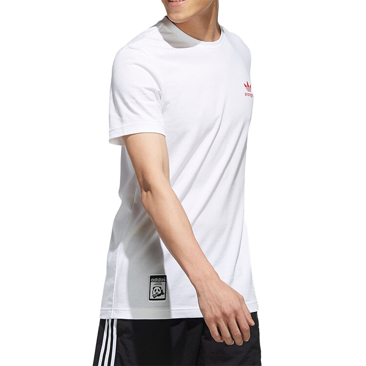 Футболка KEY CITY мужская белая Adidas Originals, белый — фото 4