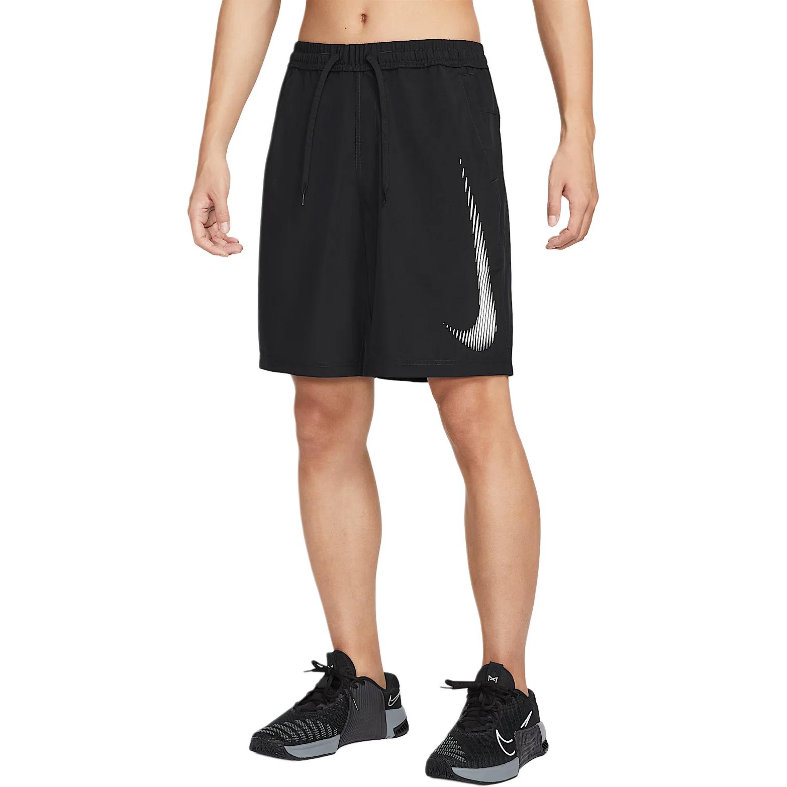 Nike Мужские шорты Dri Fit DF FORM 9IN UL Casual черные — фото 4