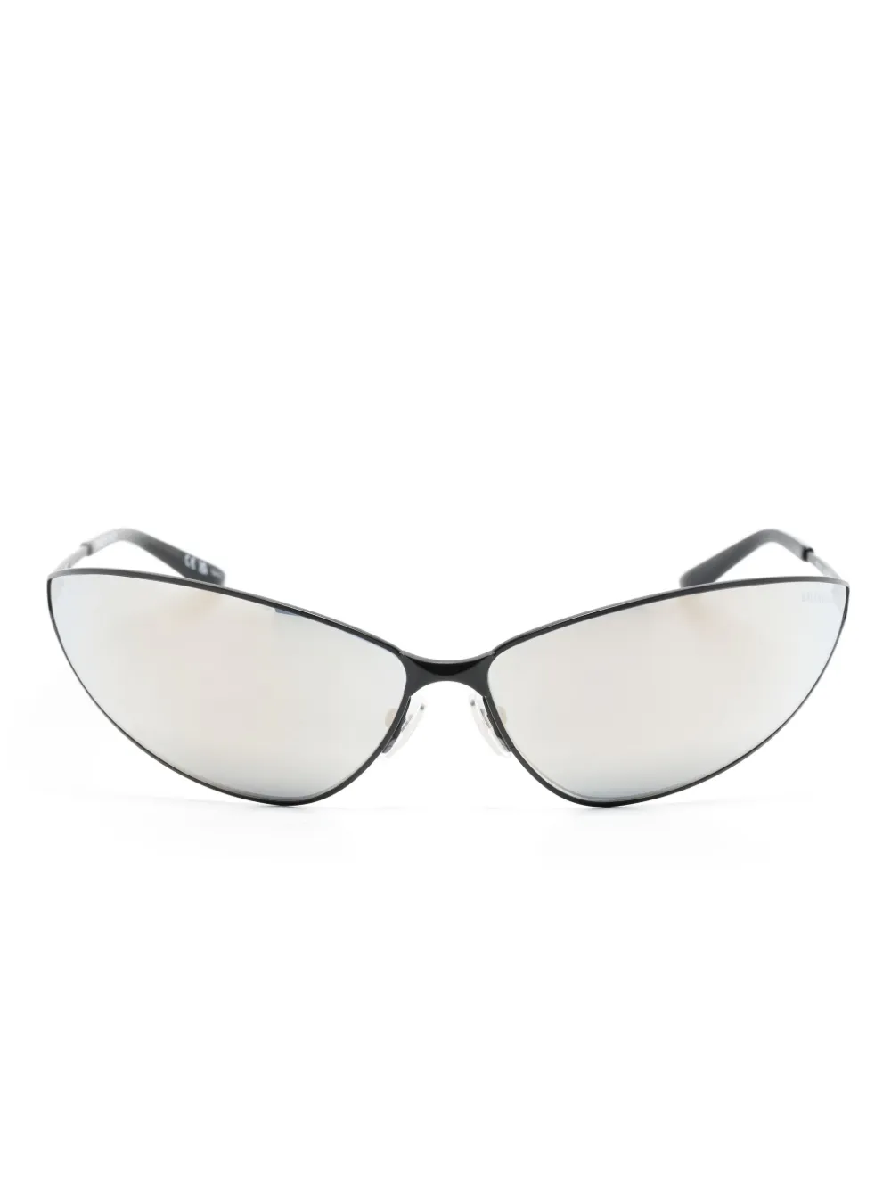 

Солнцезащитные очки в массивной оправе Balenciaga Eyewear, коричневый