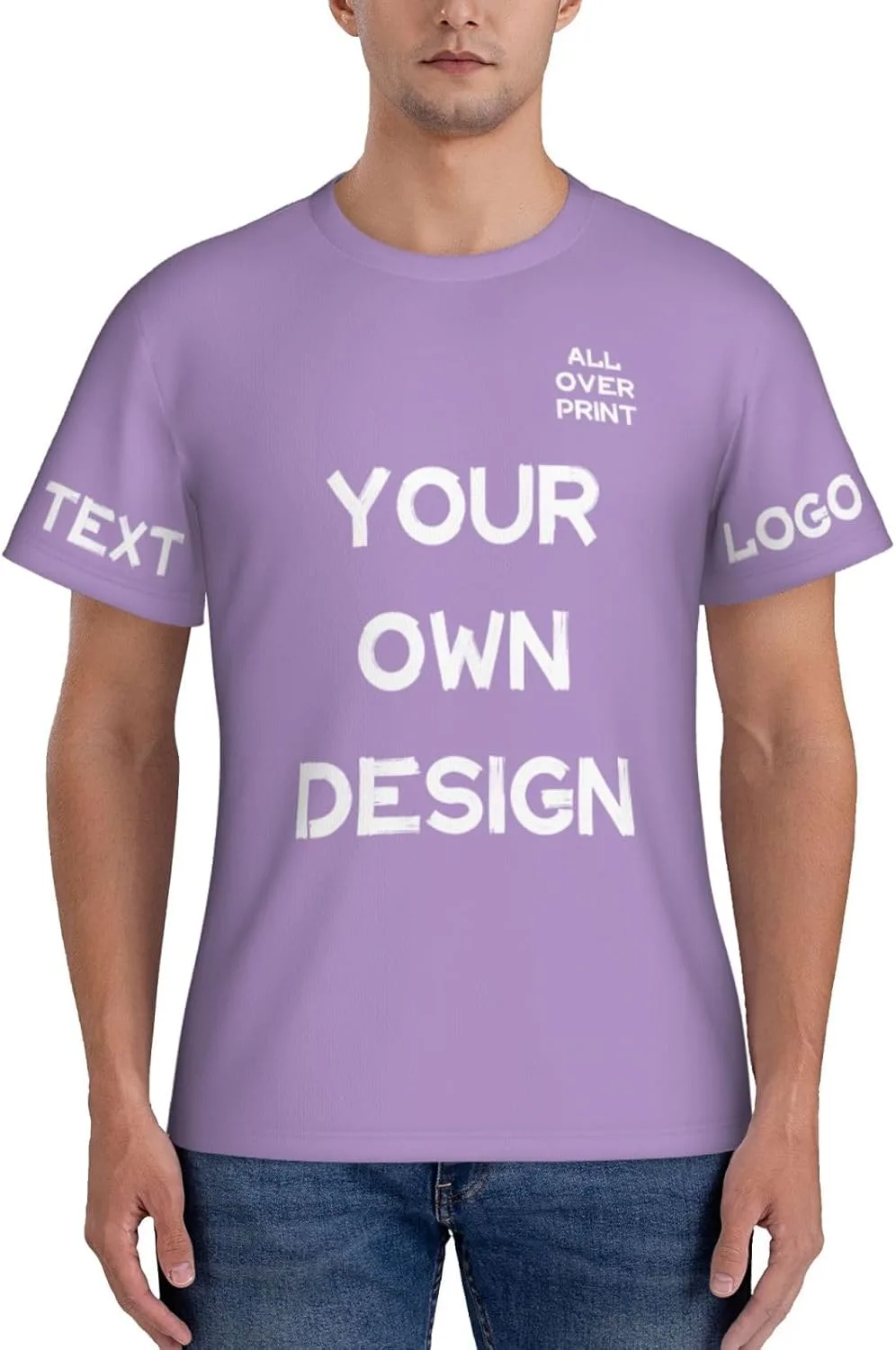 

Футболка с принтом Custom Shirt с логотипом и текстом