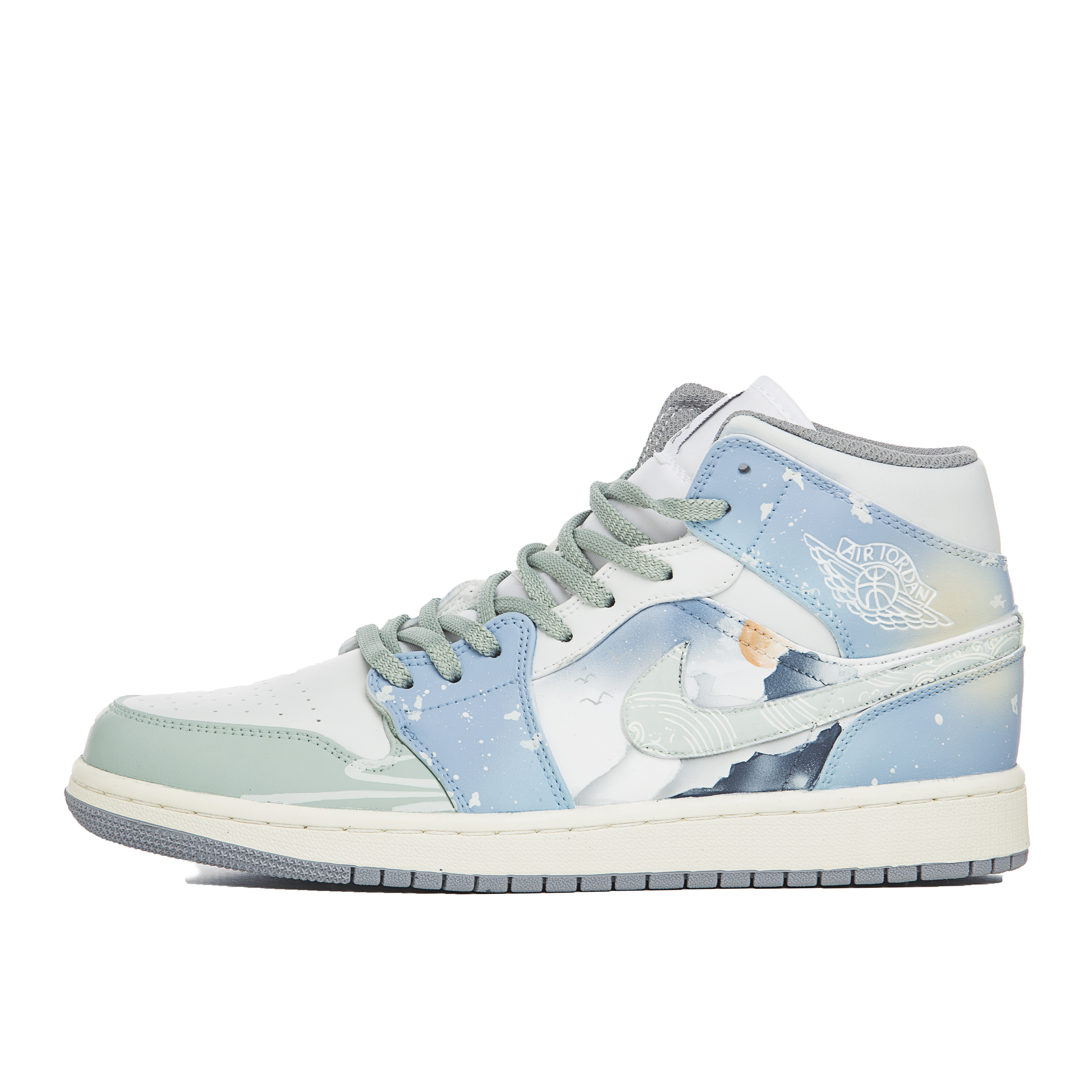 

Мужские баскетбольные кроссовки Jordan Air Jordan 1 Vintage, цвет sky blue