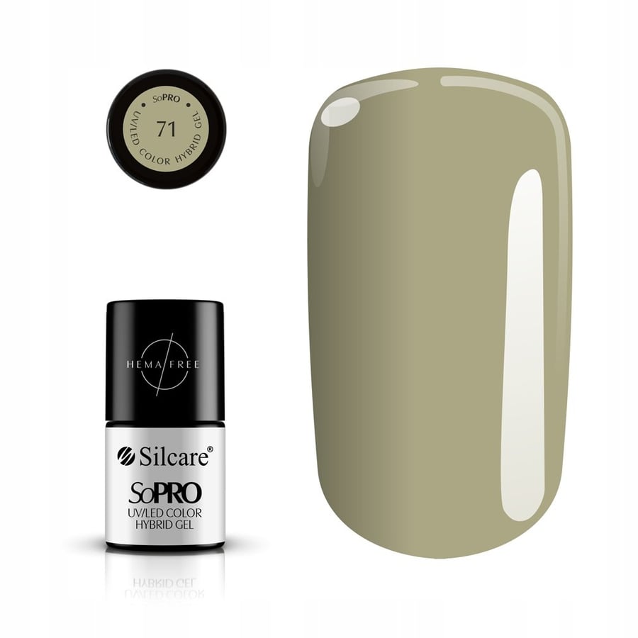 

Гибридный лак для ногтей Silcare SoPRO 71 7 г