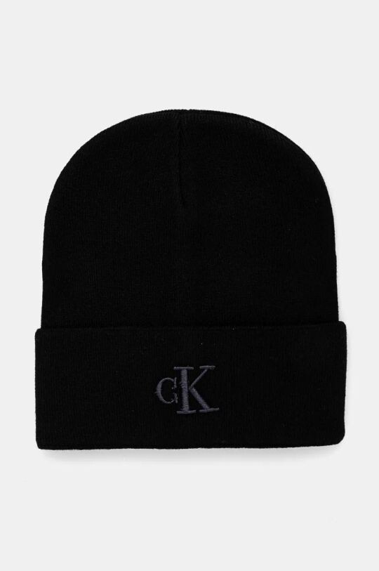 

Шапка из смесовой шерсти Calvin Klein Jeans, черный