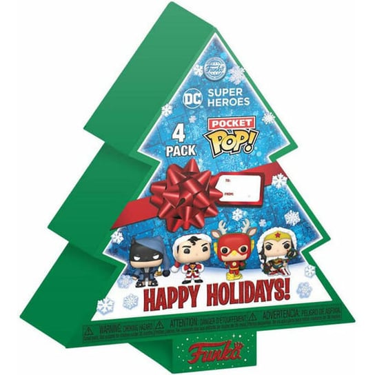 

Арбол Навидад Con 4 Фигурки Pocket Pop Marvel Tree Holiday Эксклюзивно Funko