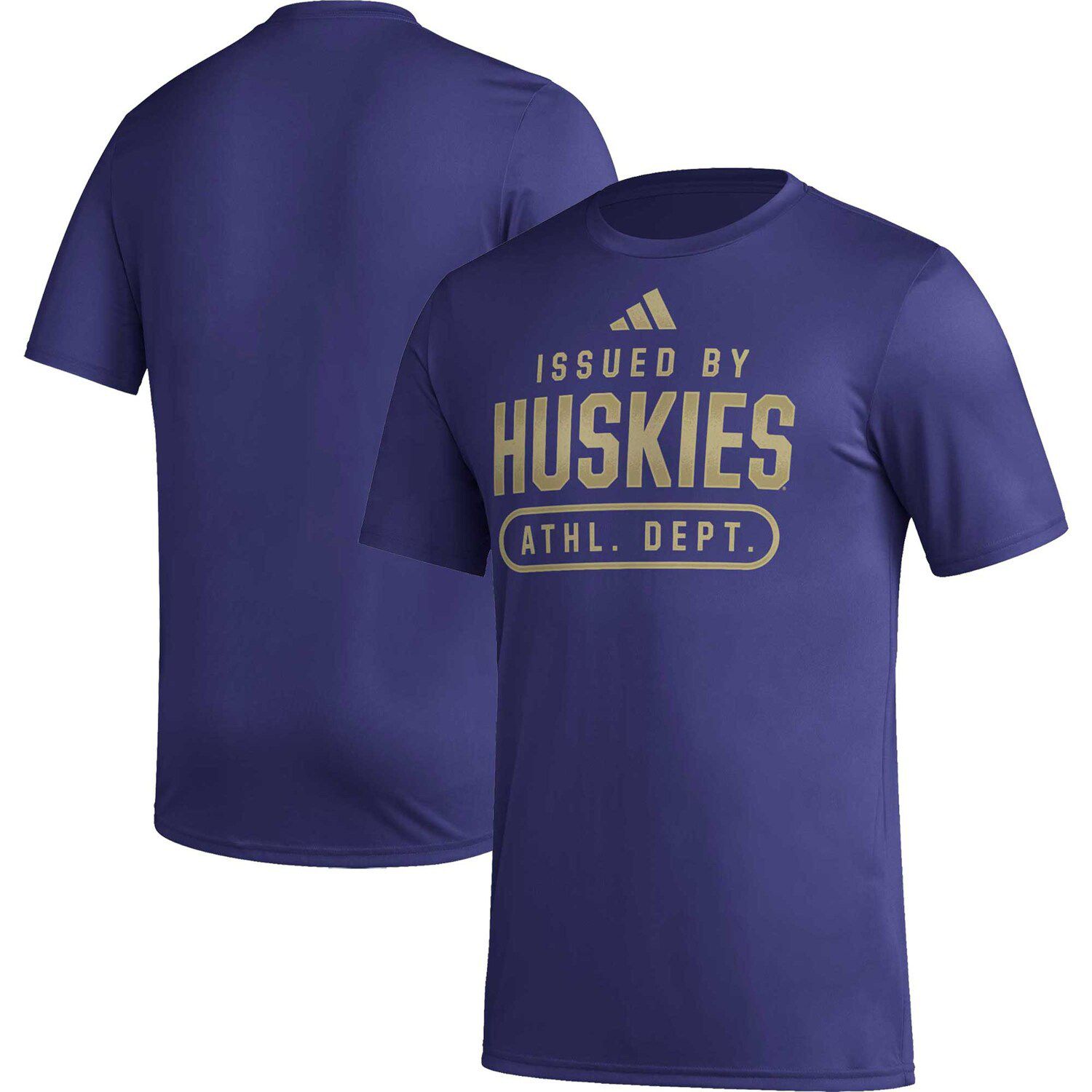 

Мужская фиолетовая футболка Washington Huskies AEROREADY Pregame adidas, Фиолетовый, Мужская фиолетовая футболка Washington Huskies AEROREADY Pregame adidas