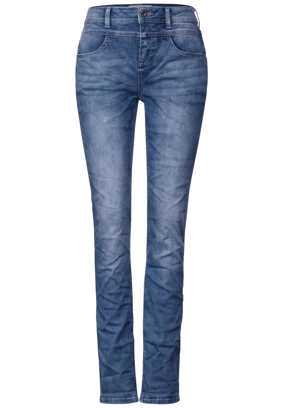 

Джинсы STREET ONE Slim fit Jeans, синий деним