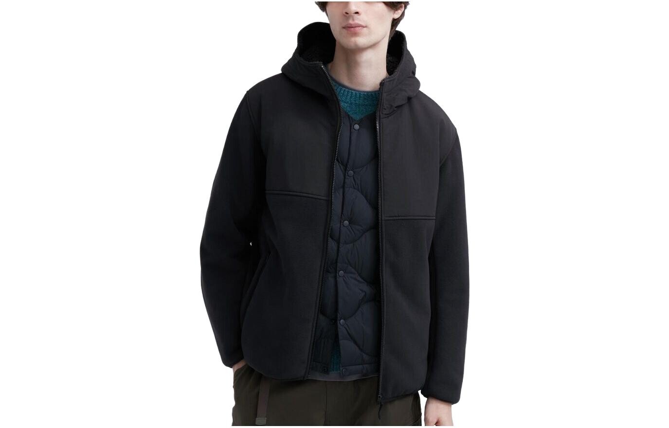 

Толстовка унисекс черная - 09 Uniqlo, черный