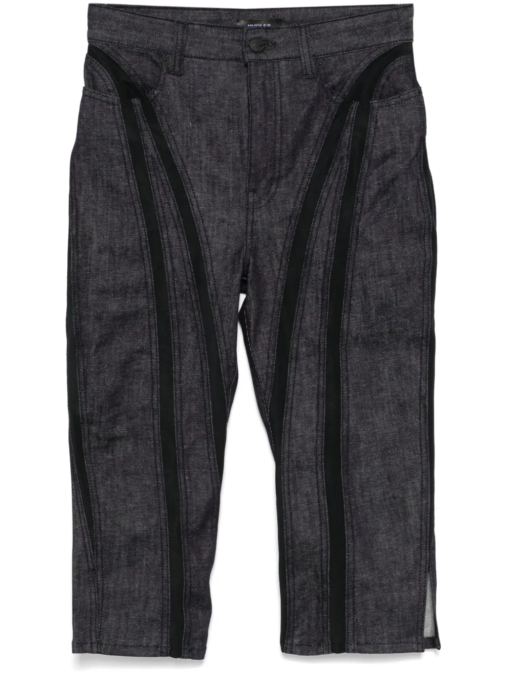 

Джинсы capri Mugler, черный