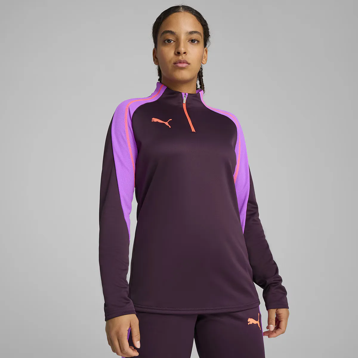 

Женская одноярная курткаBLAZE 1/4 с топом на молнии Puma, пурпурный