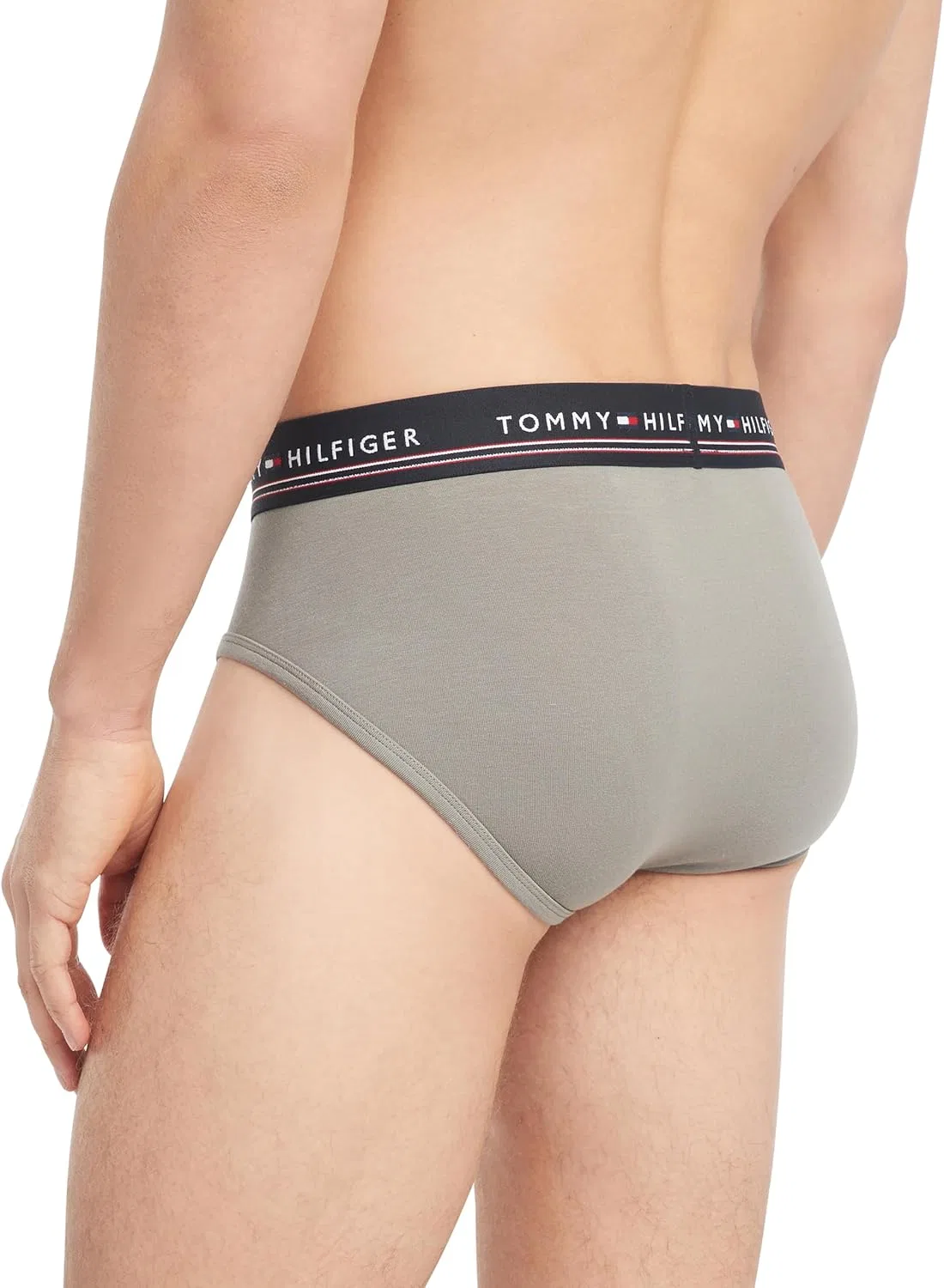 Трусы брифы Tommy Hilfiger, цвет Pewter Grey, Black — фото 3