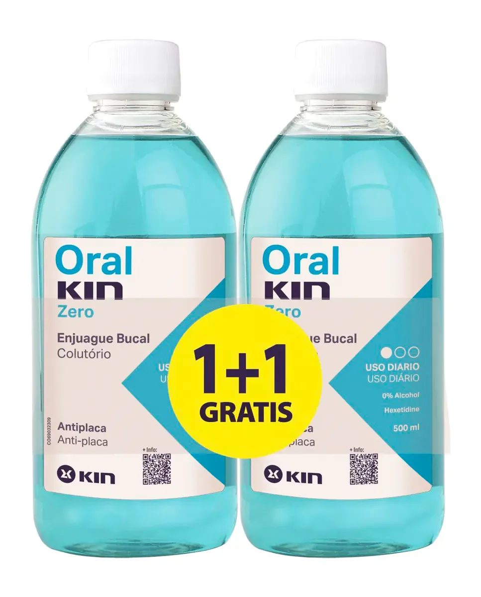 Набор Ополаскиватель для рта Oralkin Zero 2 x 500 мл Kin