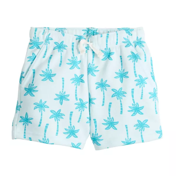 

Шорты из французского трикотажа для малышей и мальчиков Jumping Beans, цвет light blue palm tree
