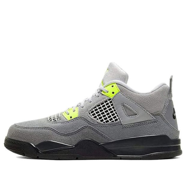 

Кроссовки (PS) Air Jordan 4 Retro SE 'Neon 95', серый