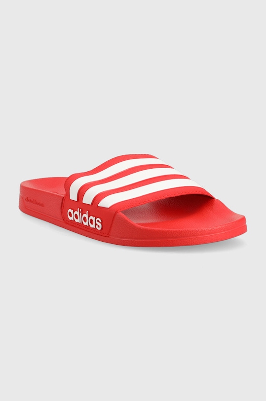 Шлепанцы Adilette Shower Adidas, красный — фото 2