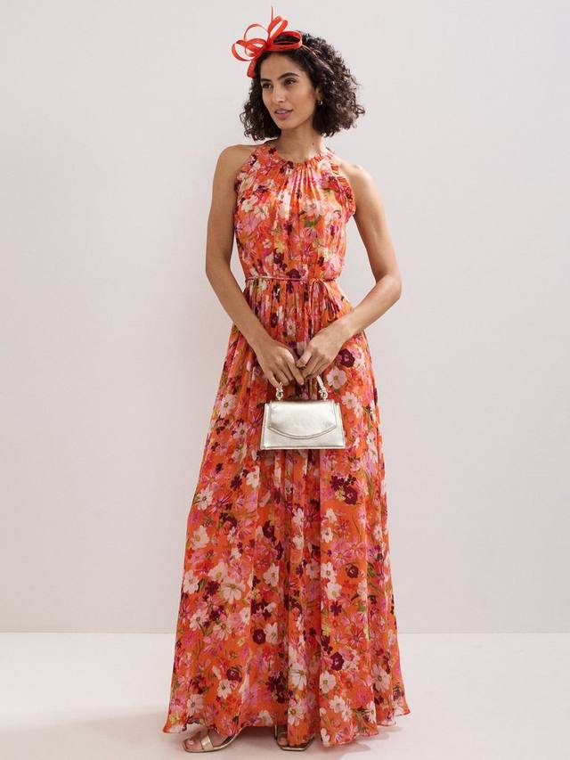

Zelah Floral Halterneck Maxi Dress Phase Eight