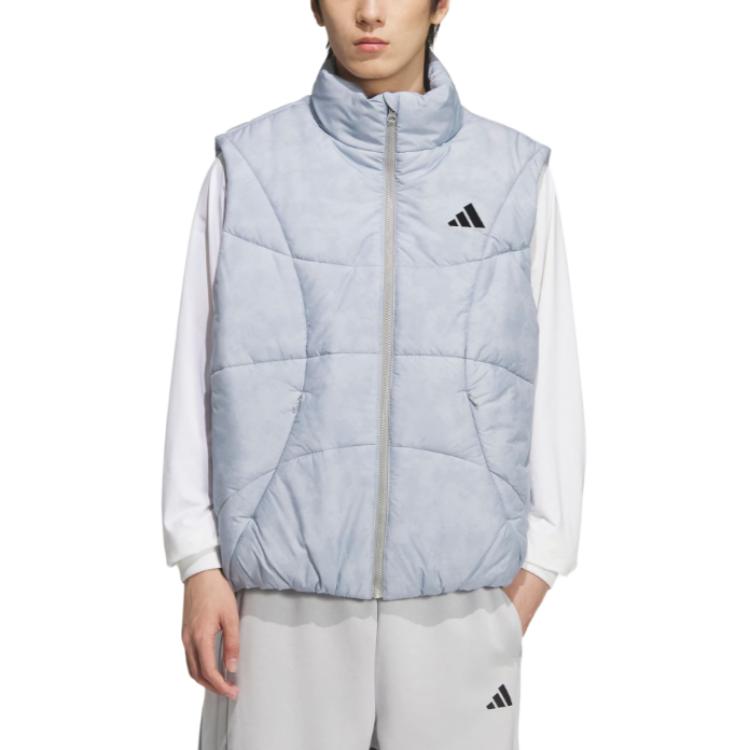 Баскетбольный жилет с подкладкой fw25 men's Adidas, серый — фото 3