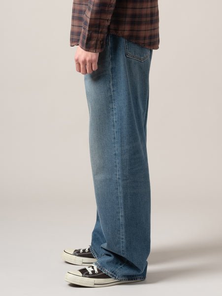 Свободные джинсы 501(R) среднего размера, цвет индиго Levi's, Medium Indigo - Worn In — фото 3