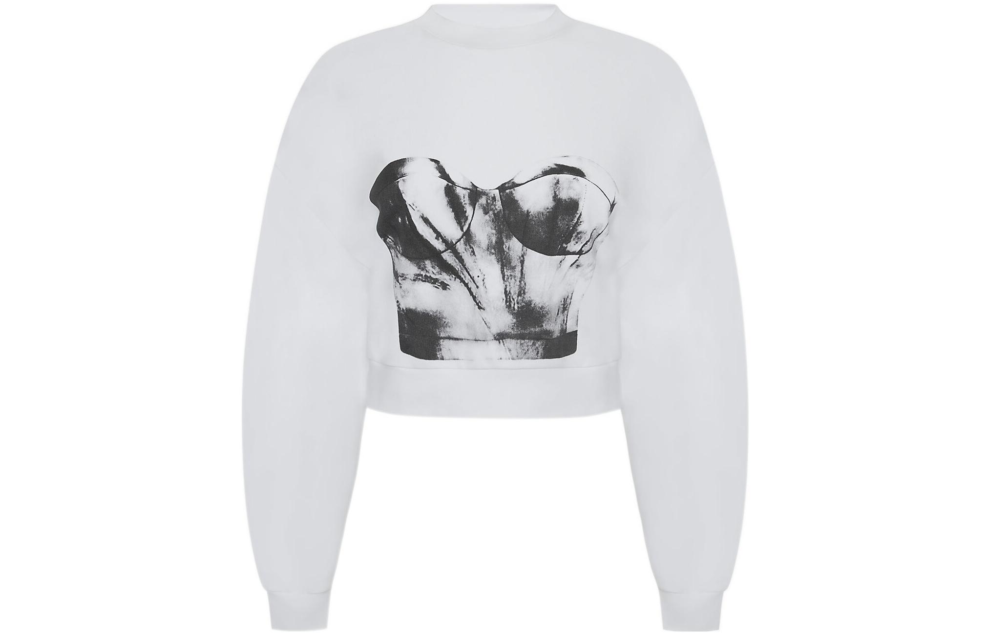 Alexander McQueen Толстовка fw22 женская white — фото 3