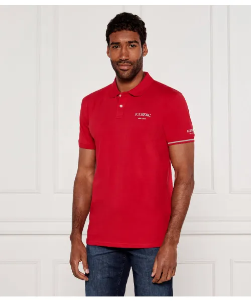 

Футболка поло Regular fit Iceberg, красный