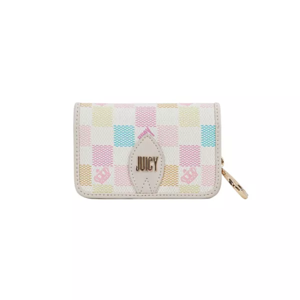 

Простой одностворчатый кошелек Checkmate Juicy By Juicy Couture, цвет crystal