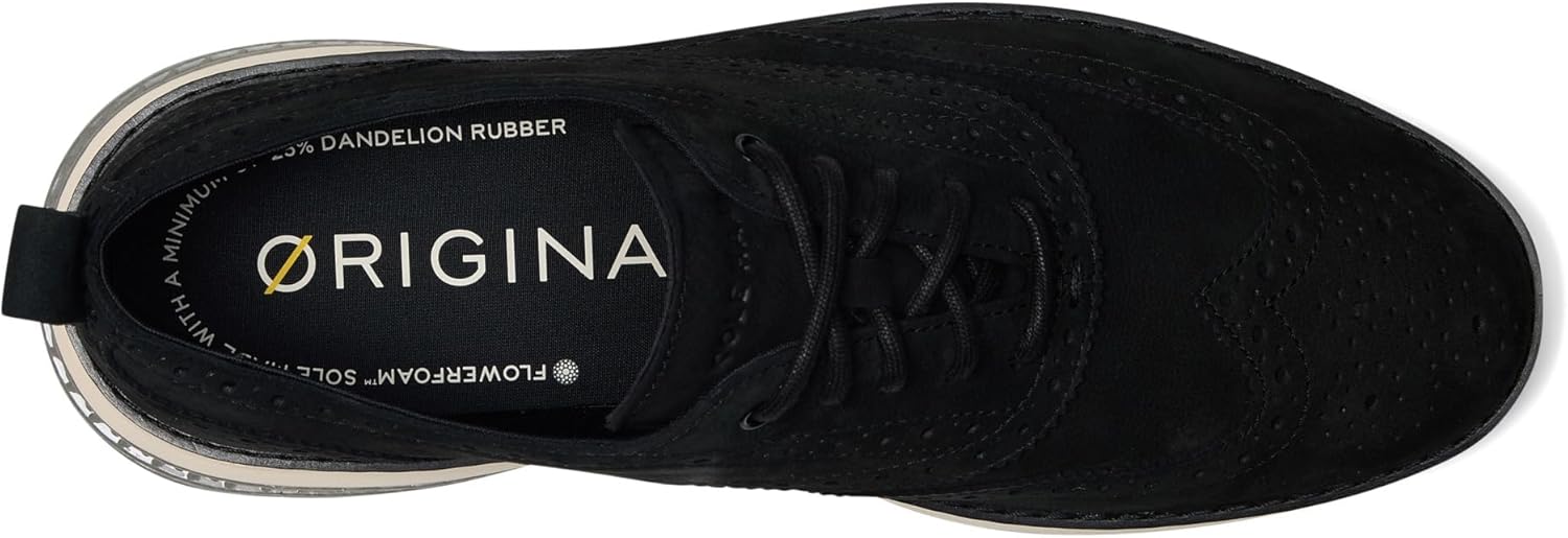 Мужские туфли Cole Haan Originalgrand Energyweave Wingtip, слоновая кость/черный — фото 2