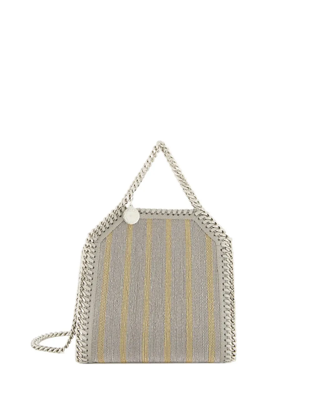 

Сумка Falabella с полосками и металлическим блеском STELLA MCCARTNEY, нейтральный
