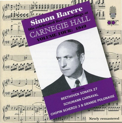 

CD диск Barere, Simon: His Celebrated Live Recordings at Carnegie Hall-Vo