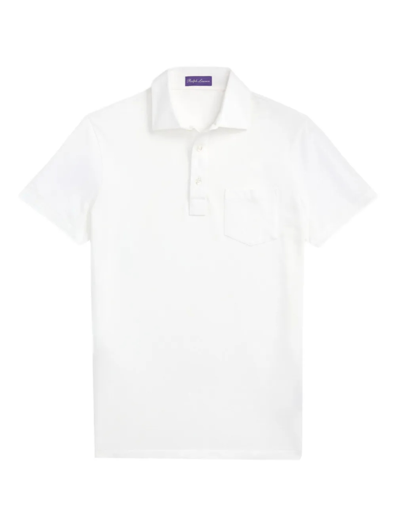 

Рубашка поло из ткани пике Ralph Lauren Purple Label, белый