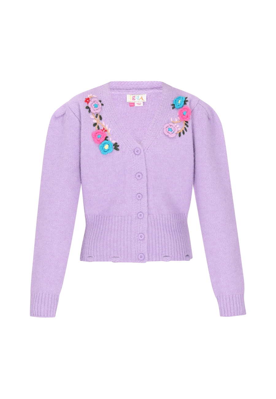 

Вязаный кардиган IZIA Fashion Look, лавандовый