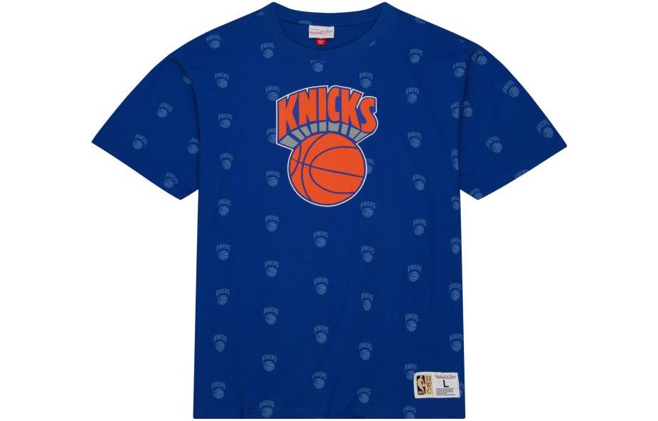 

Футболка мужская синяя Mitchell Ness