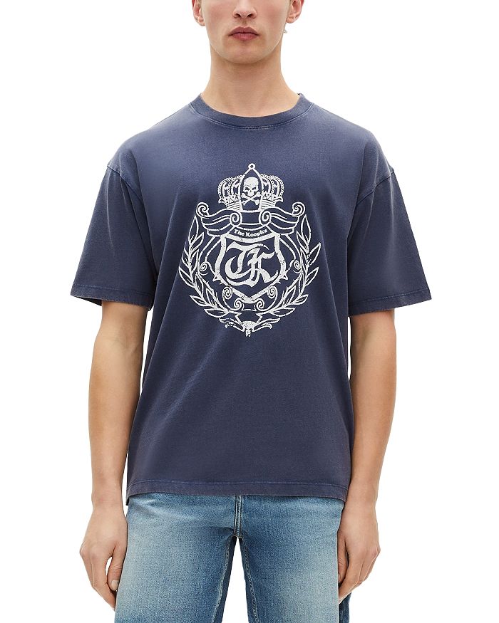 

Футболка с логотипом Crest The Kooples, синий
