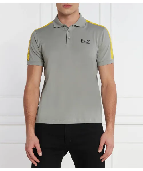 

Футболка поло Regular fit Ea7, серый