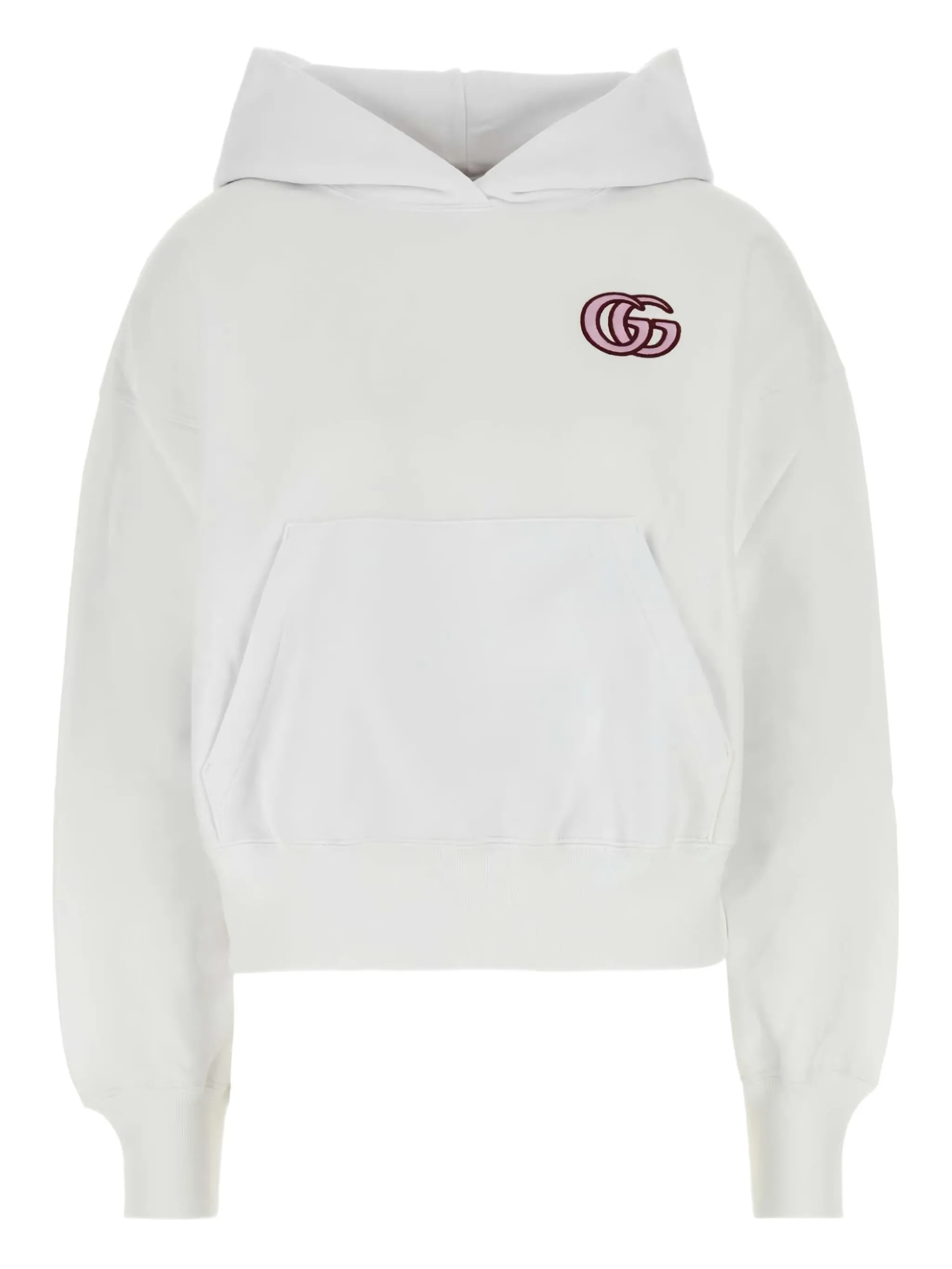 

Худи с вышитым логотипом Gucci, белый