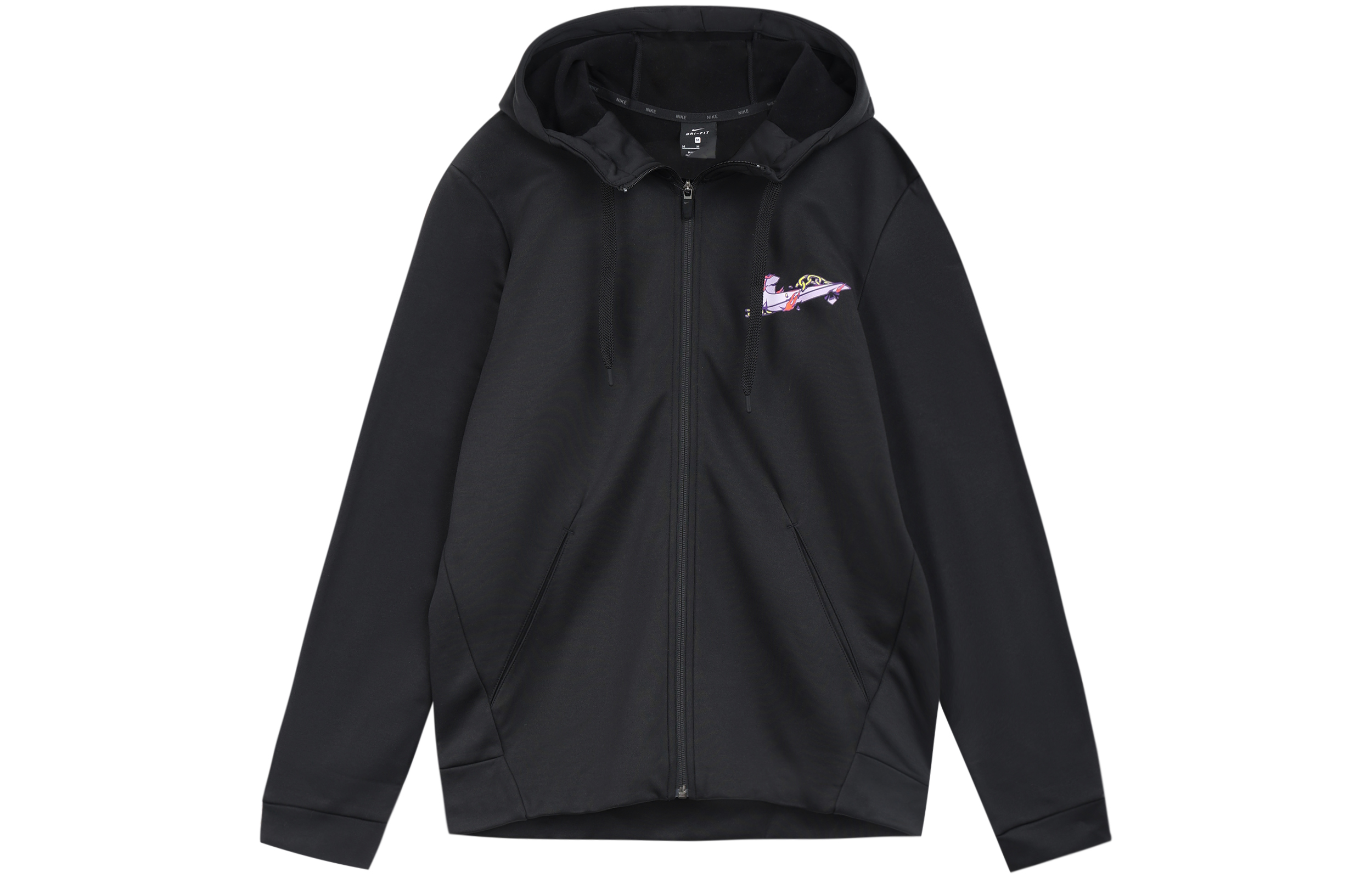 

Nike Куртка мужская черная с фиолетовым, Black/Purple Lilac