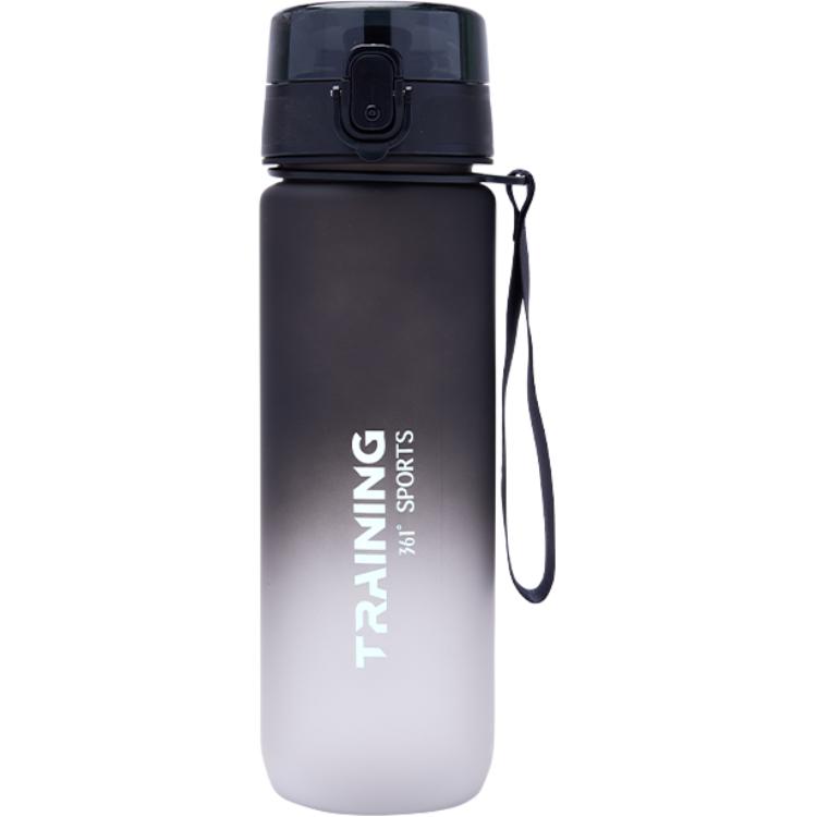 

Спортивная бутылка для воды Tritan 750 мл 361°, черный серый