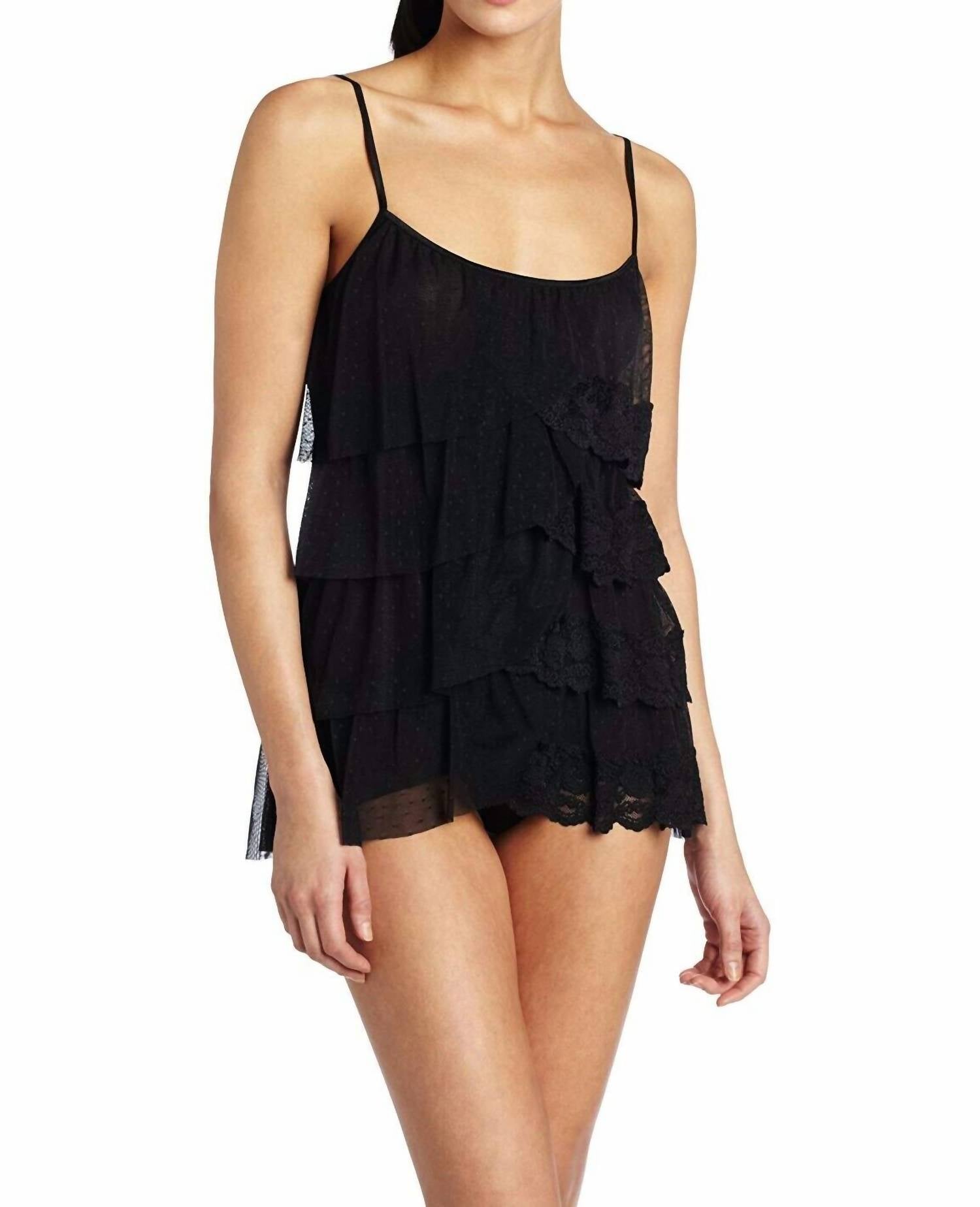 

Шикарная базовая сорочка черного цвета Jezebel