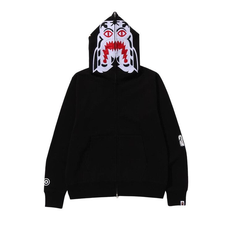 

Худи BAPE Tiger Full Zip Hoodie, Black
