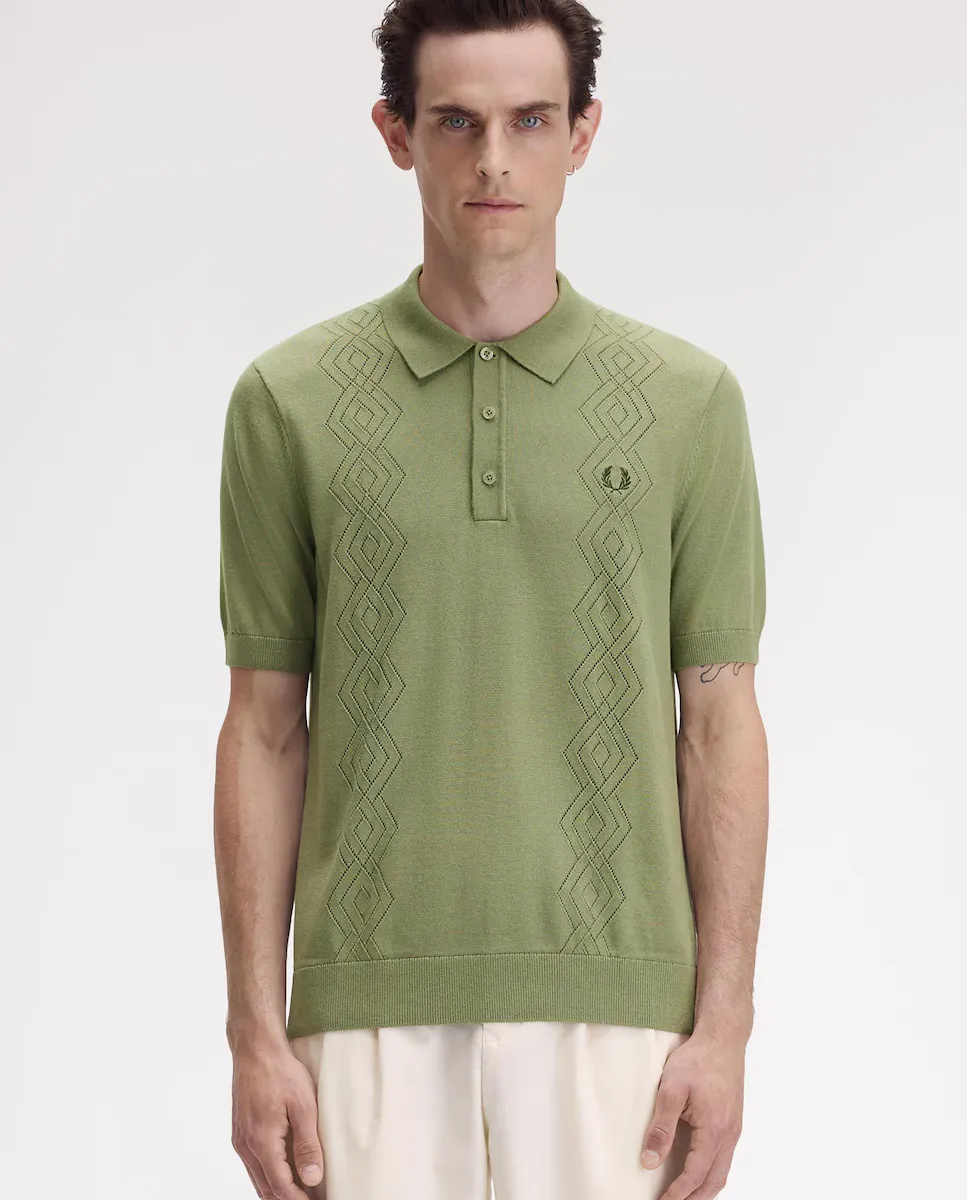 

Мужская поло с коротким рукавом Fred Perry, цвет Kaki