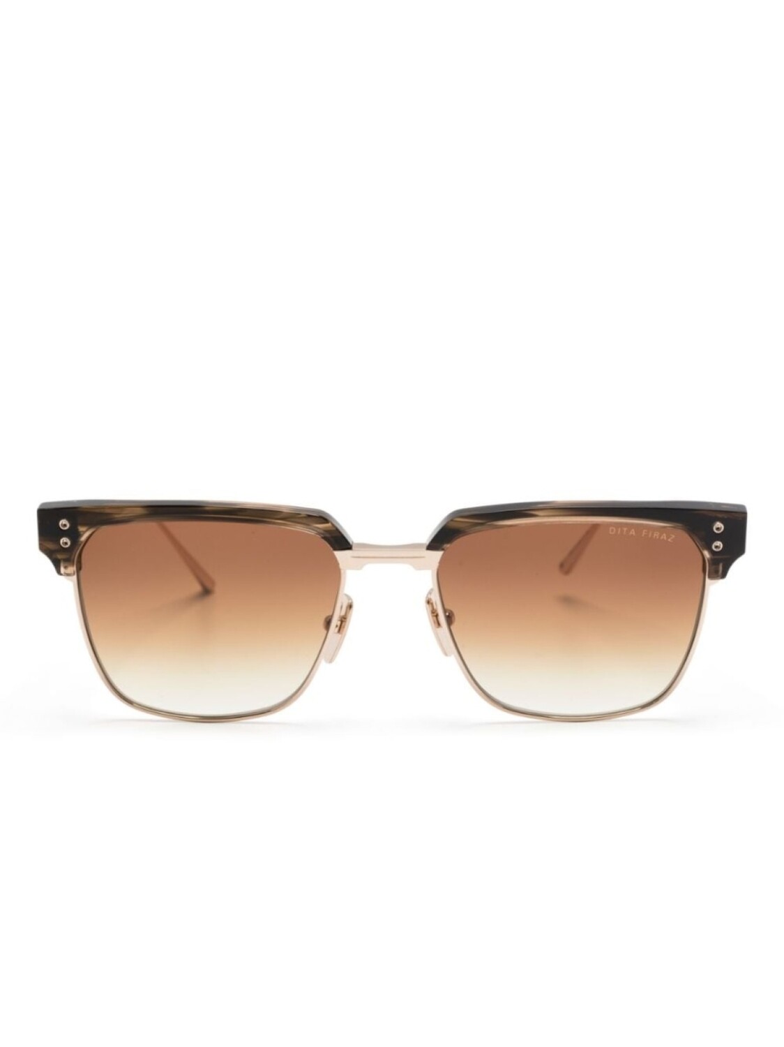 

Dita Eyewear солнцезащитные очки с эффектом градиента, золотистый