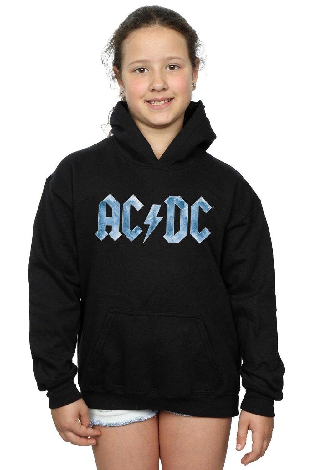 

Синий худи с логотипом Ice AC/DC, черный