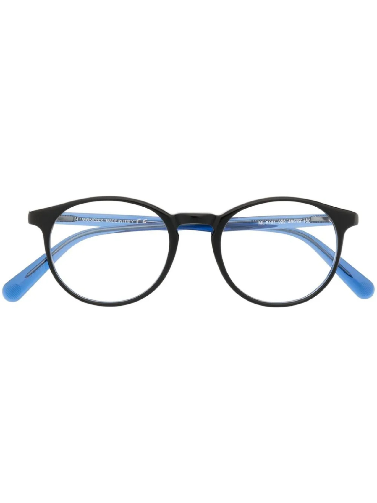 

Очки в круглой оправе Moncler Eyewear, черный