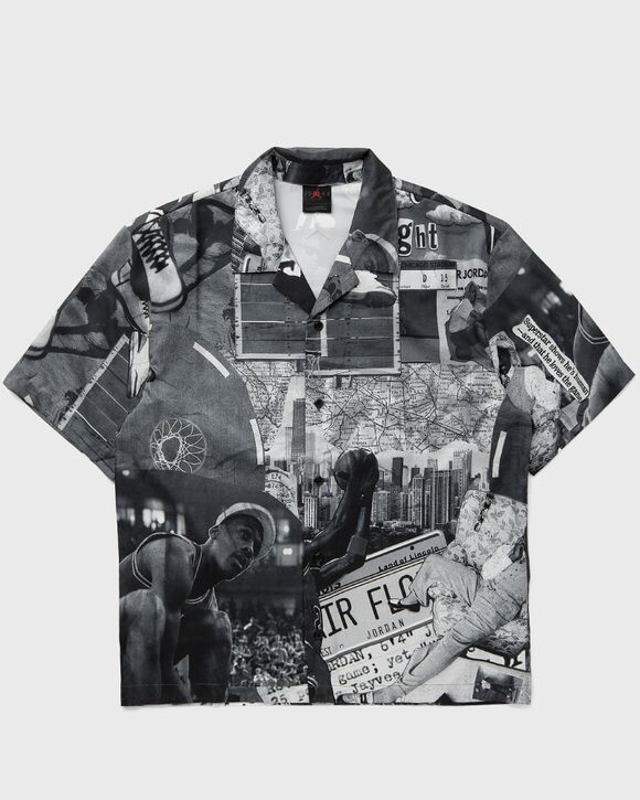 

Рубашка Jordan Essentials Printed Camp Top, цвет sail/black
