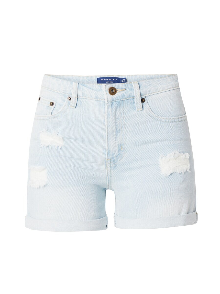 

Джинсовые шорты AÉROPOSTALE Slim fit Jeans, светло-синий