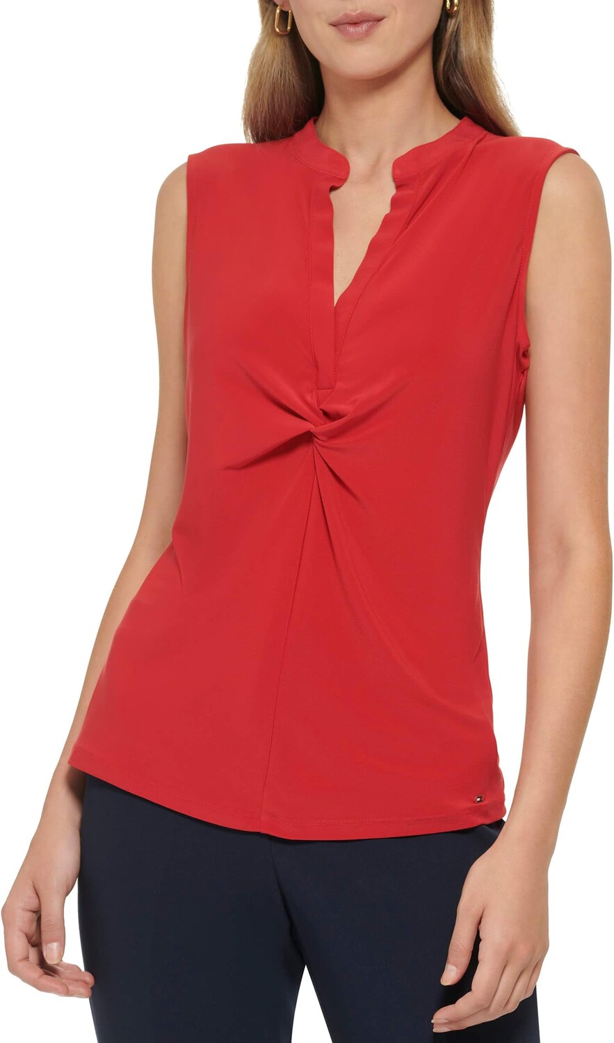 

Пуловер Tommy Hilfiger Sleeveless Twist Front Knit, цвет Samba